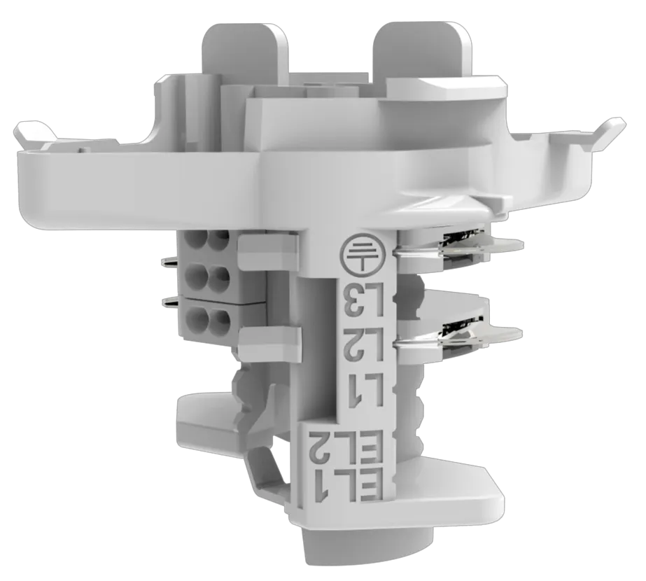 [13765-DTX-PULSAR-CONNECTOR-ZM-TC-3] 3-pins connector, Zumtobel Tecton
