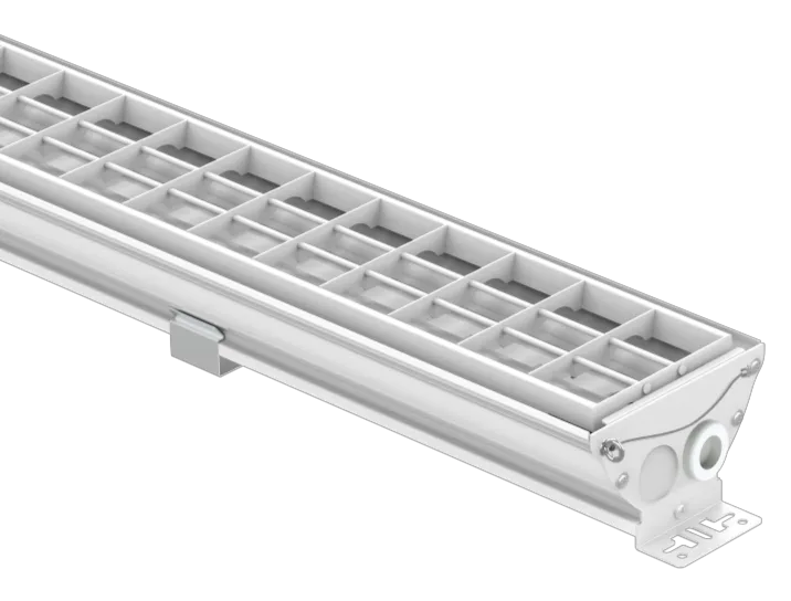 [13709-DTX-TITAN-NOOD-150W-150] Deetronix NOOD lineaire LED opbouwmodule type Titan, 1460 mm, 50–150 W, Lifud 1–10 V, incl. CCT switch, incl. sensorbase