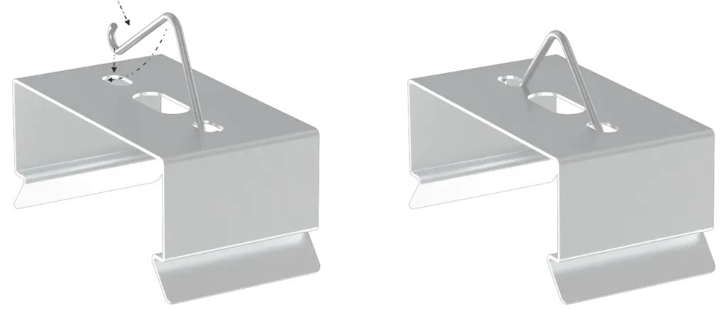 Titan montagebeugel, pendel ready, set van 2