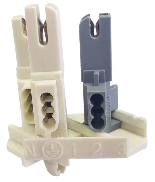 [13758-DTX-PULSAR-CONNECTOR-267-113] 3-pins WAGO VEKO, Trilux, Regiolux, Norton, Siteco, Fluolite, Ludwig